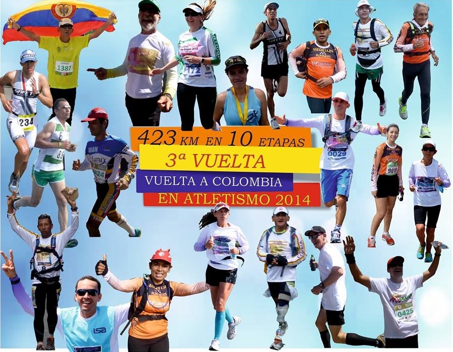 megamaraton vuelta a colombia en atletismo 2014