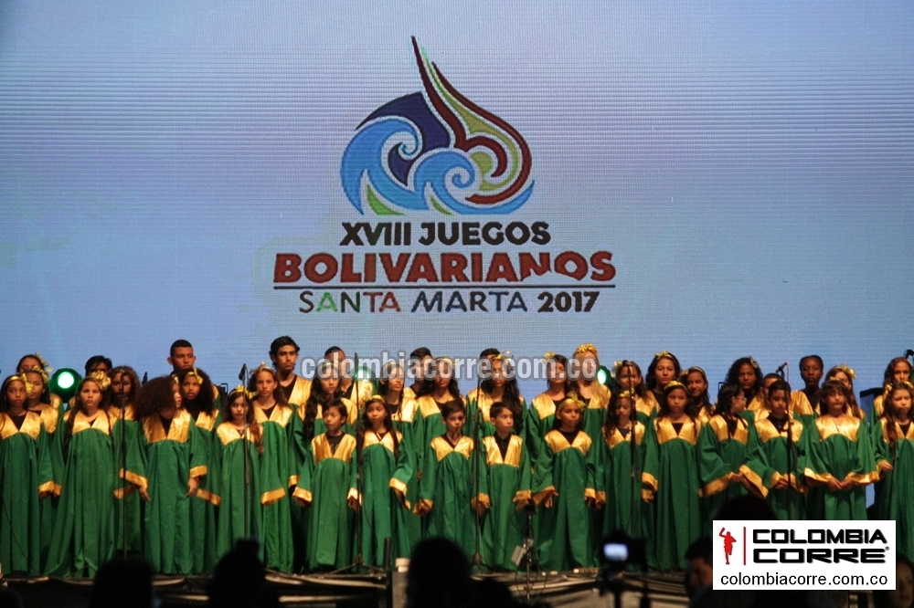 Clausura juegos bolivarianos 2017 Santa Marta