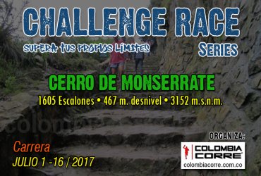Gana una inscripción al Challenge Race de Monserrate