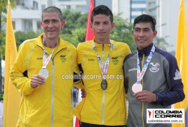 Colombia logra un oro y dos medallas de plata en la media maratón bolivariana