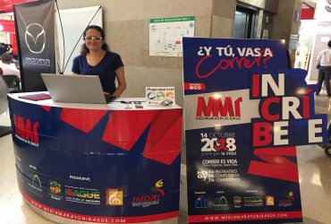 La Media Maratón de Ibagué inicia su Feria Deportiva en La Estación Centro Comercial