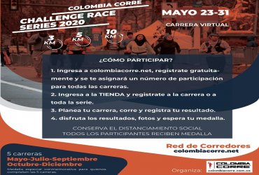 Atletas de 25 ciudades y municipios ya se encuentran inscritos al Challenge Race de Mayo