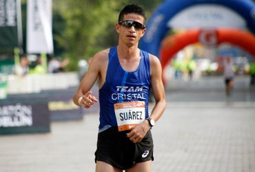 Jeison Suárez repitió victoria en el Maratón Medellín  