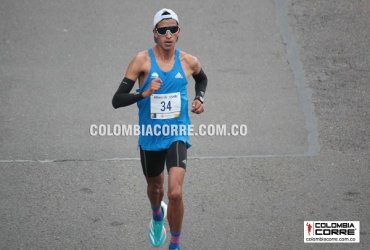 Iván González este domingo en la Maratón de Viena