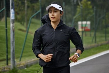 Leidy Romero en Austria, con el mejor debut de una colombiana en maratón